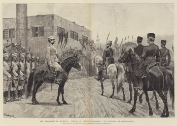 Die Revolution in Rumelien, Ankunft von Prinz Alexander I. von Bulgarien in Philippopolis
